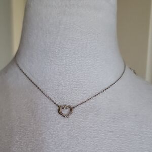 Links Of London Elegant Silver Heart Necklace